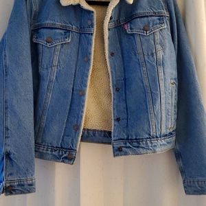 Levi Sherpa Jean Jacket